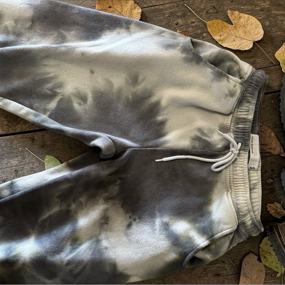 Tie-Dye Gray Pajama Pants